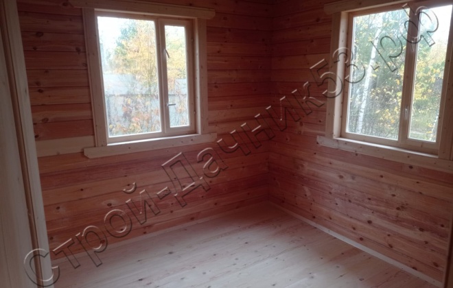 5 Брусовой дом  ОД-10, 10х7,5м, 66М², Московская область, Рузский район, Снт «Садко» (8)